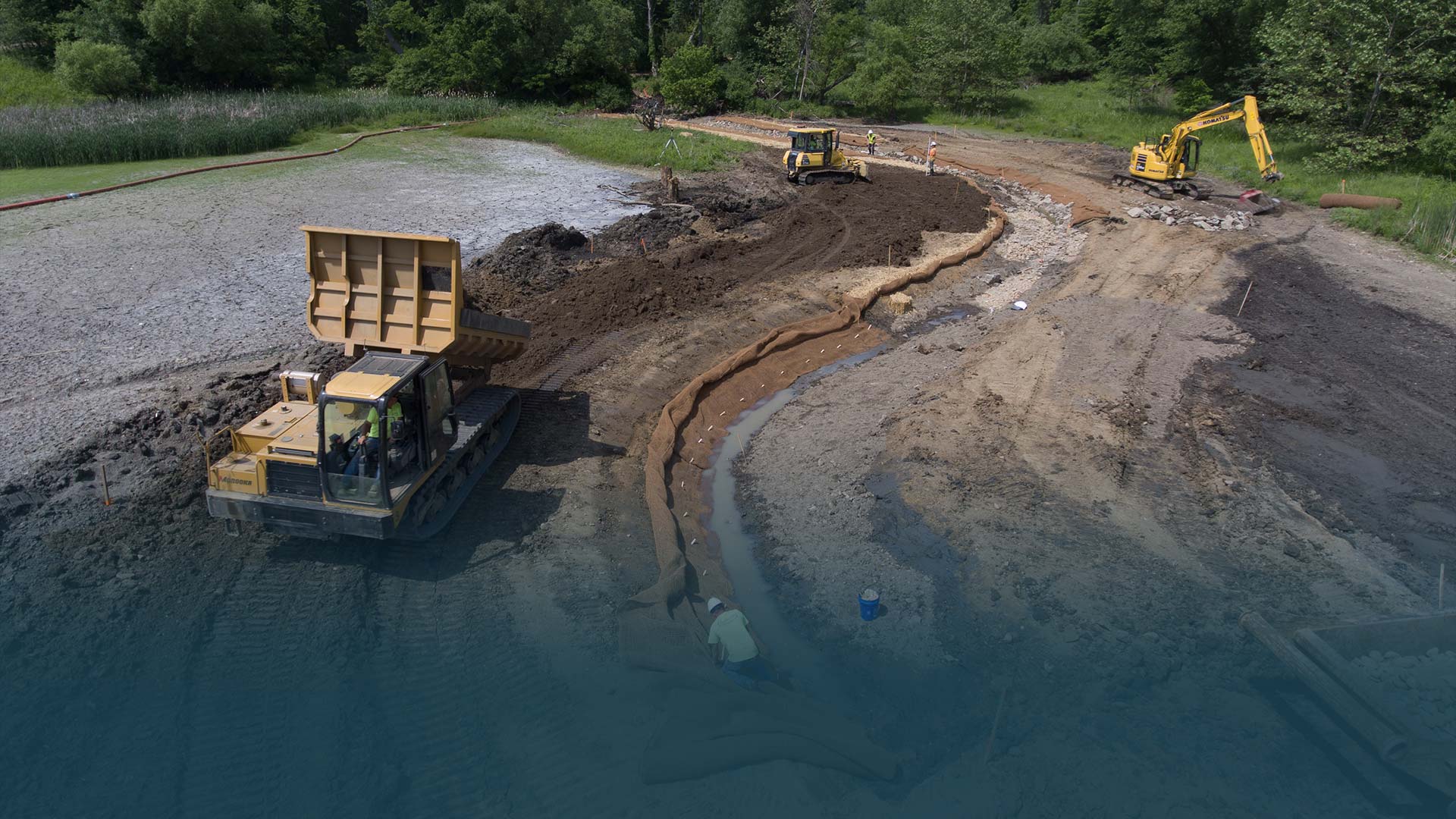 RiverReach Construction Wetland Restoration Environmental Contractor